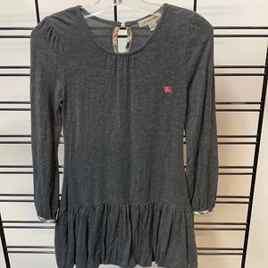 Burberry 6Y girls dress grey